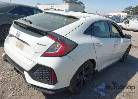 2017 Honda Civic Sport из США, поврежденный, VIN SHHFK7H41HU403534